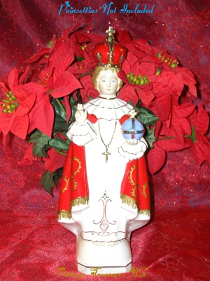 Image for   Infant of Prague Artmark Japan Figural Christmas Planter Statue Vintage ca 1960s  *****PRIORITY MAIL SHIPPING INCLUDED – DOMESTIC ORDERS ONLY!*****